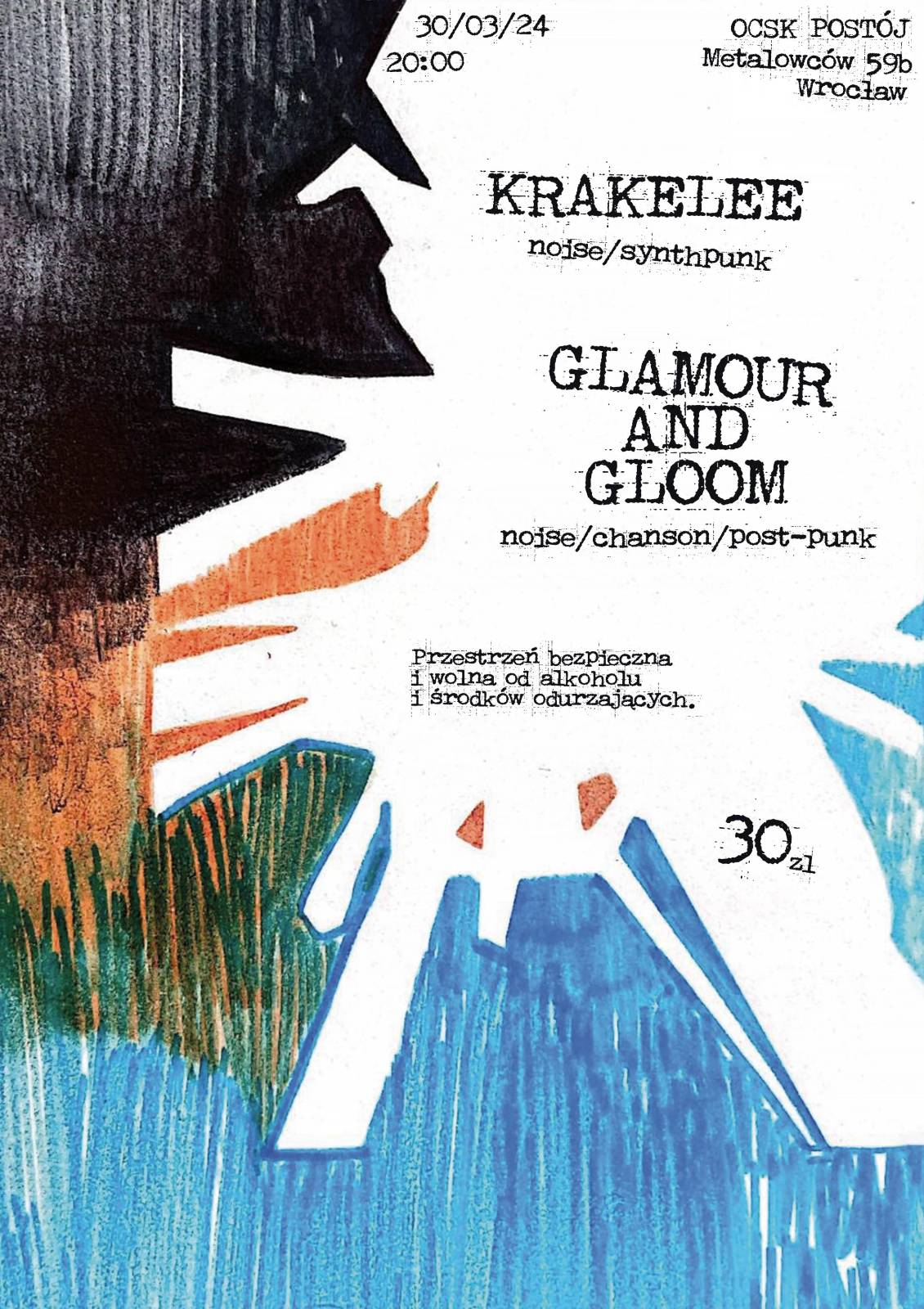 Wczesnowiosenne słońce – Glamour And Gloom, Krakelee