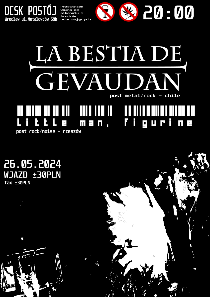 Postowe Chille i Rzeszowski Noise – La Bestia de Gevaudan + little man, figure