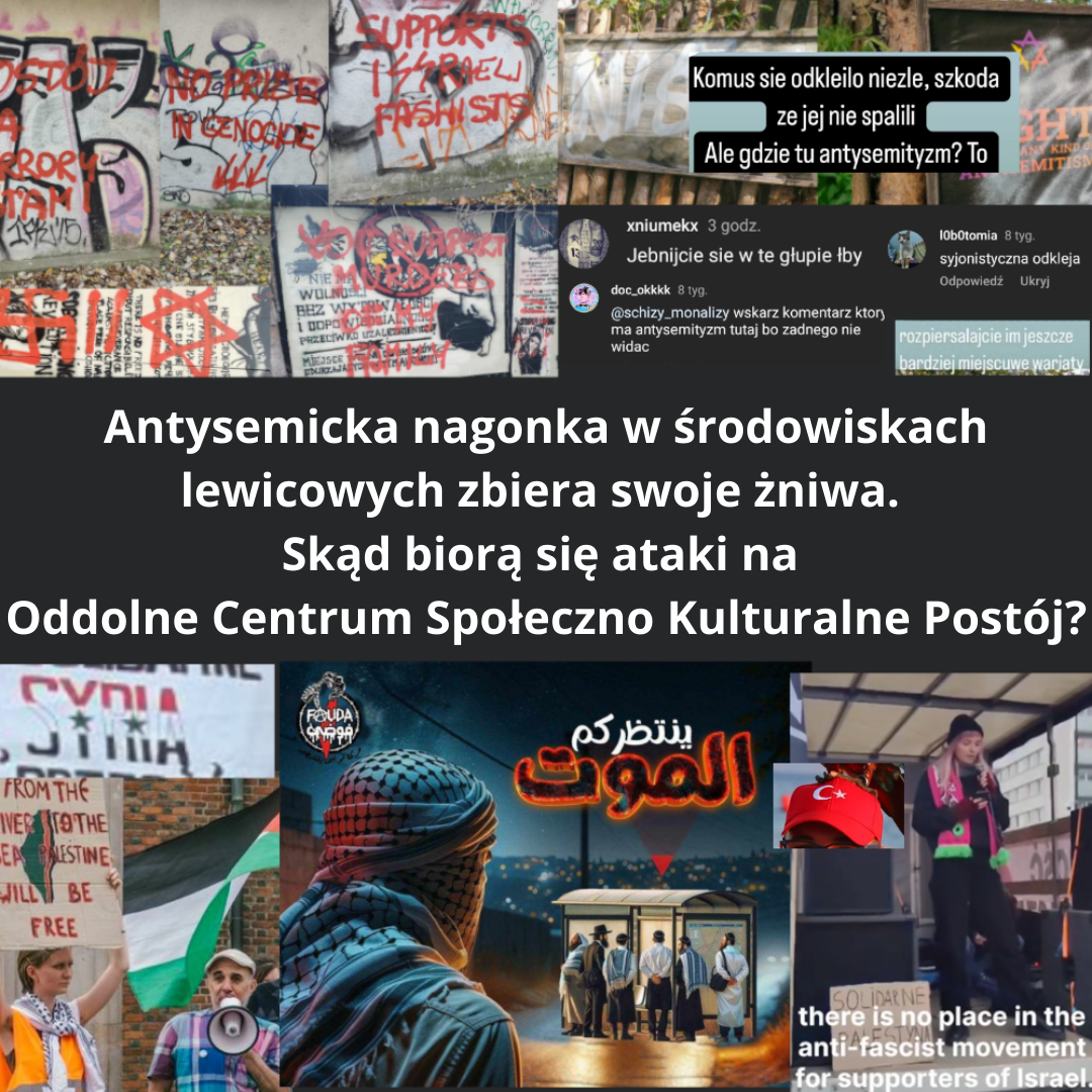 Antysemicka nagonka w środowiskach lewicowych zbiera swoje żniwa